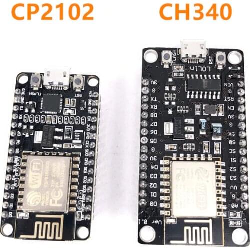 50PCS Wireless module CH340/CP2102 NodeMcu V3 V2 Lua WIFI Internet of Things development board based ESP8266 with pcb Antenna