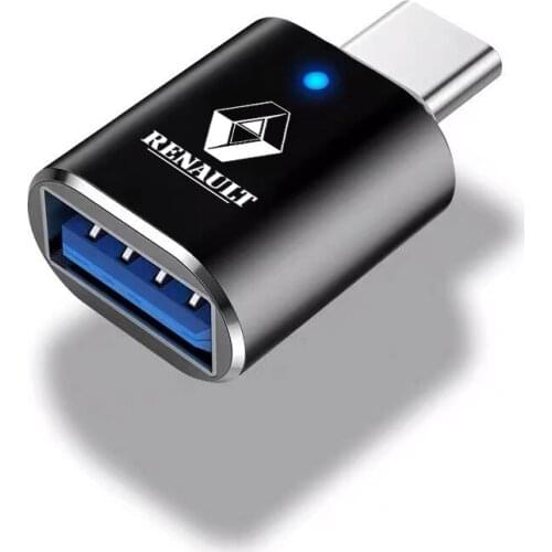 USB C OTG Adapter Fast USB 3.0 to Type C Adapter for MacbookPro Xiaomi Huawei Mini USB Adapter for renault duster clio captur