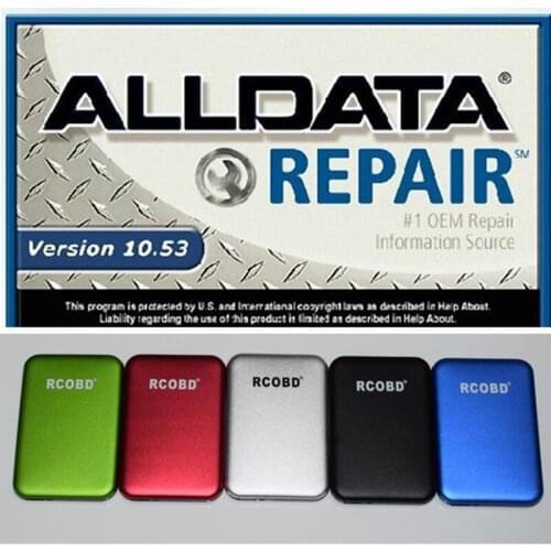 Alldata10.53 all data + 750GB HDD + 2.5 Inch (usb 3.0) hdd enclosure fit for win7, XP