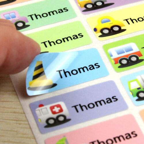 FREE SHIPPING Vehicle Name Stickers Multi Size Water Proof Decals Multicolour Labels Cars Tags Children Stickers Business Labels
