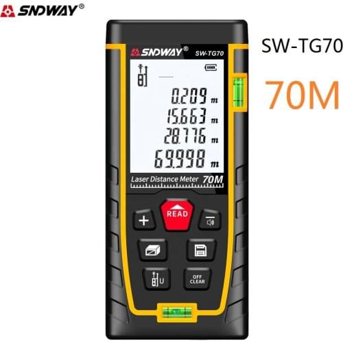 SNDWAY New arrive SW-TG70 Low cost digital laser distance meter with measuring range 70m