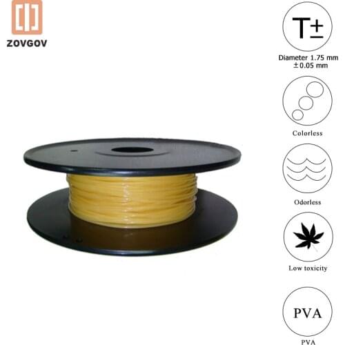 PVA Filament ZOVGOV 3D Printing Water-soluble Material Support Structures Extruder 1.75mm O.5KG Plastic Material Accessories FDM