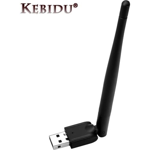 Kebidu 150Mbps WIFI USB Adapter USB 2.0 WiFi Wireless Network Card 802.11 B/g/n LAN Adapter 2.4G WiFi Dongle Receiver Adapter