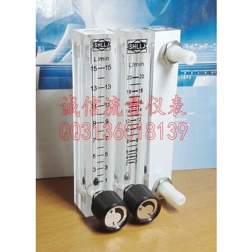 LZQ-7 adjustable panel type gas flowmeter 2-20L/min