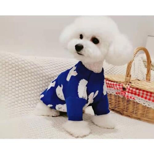 Sweet Dog Sweater Pet Supply Clothing Dog Cats For French Bulldog Teddy Schnauzer Puppy Clothes
