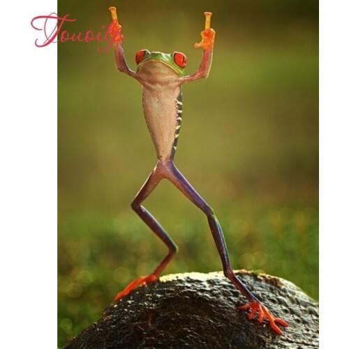 "Animal frog"diamond embroidery puzzles 5d diamond painting sale for mosaic picture of rhinestones cross-stitch kit Pattern