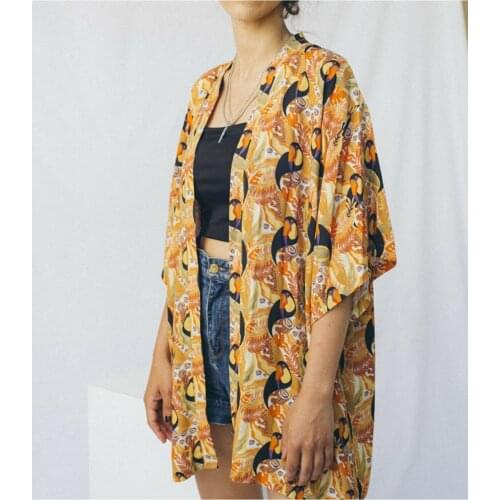 Retro Shirt Vintage Shirt Colorful Unisex Standard Size Patterned Shirt Kimono Shirt Retro Kimono Vintage Kimono Cotton