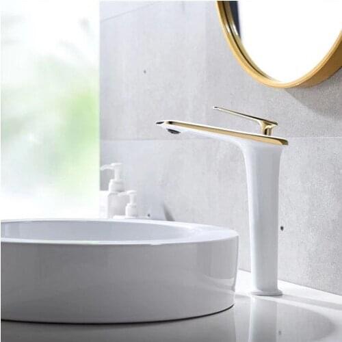 All copper basin faucet toilet washbasin faucet bathroom all copper single hole faucet
