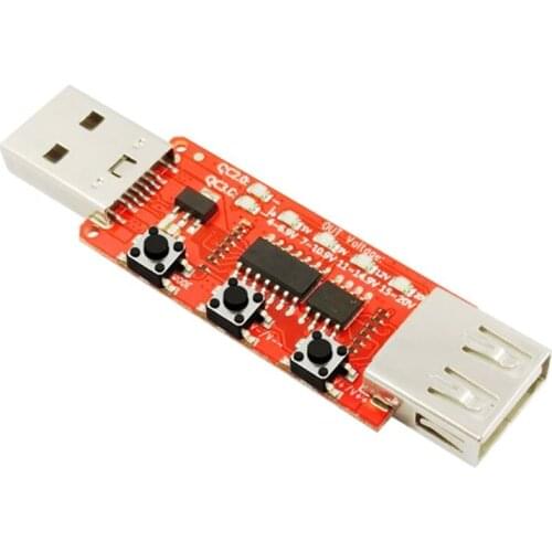 QC2.0/qc3.0 Tester Automatically Detects Phone Quick Charge Voltage Meter Simulator Trigger 9V/12V/20V