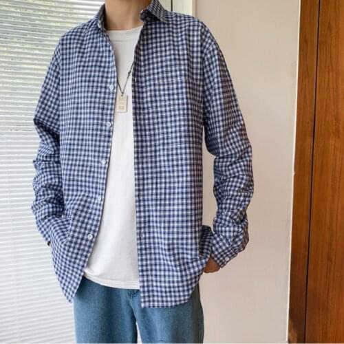 Мужские клечатые рубашки TiLeewon China At AliExpress