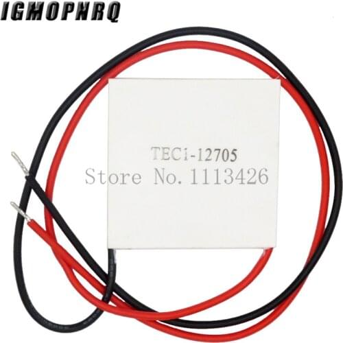 1PCS TEC1-12705 Thermoelectric Cooler Peltier 12705 12V 5A Cells, TEC12705 Peltier Elemente Module