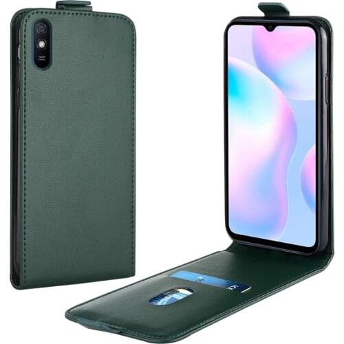 Flip Up and Down Leather Case for Xiaomi Redmi 9i Case M2006C3LII 6.53'' Vertical Cover for Redmi 9i 9 I Case Phone Bag