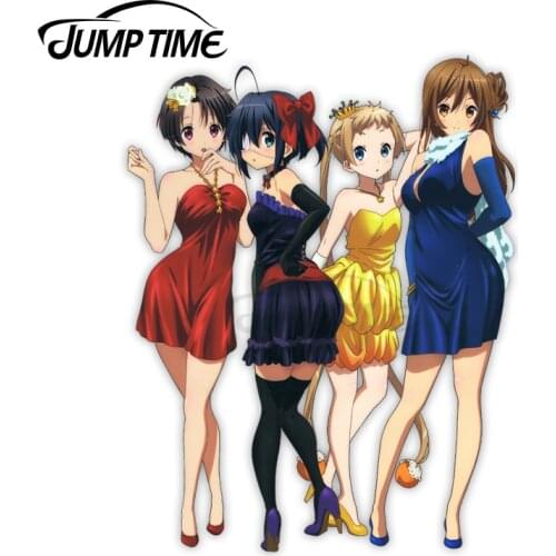 Jump Time Chuunibyo Demo Koi ga Shitai Tsuyuri Kumin Anime Sexy Girl Vinyl Decal Waifu Car sticker