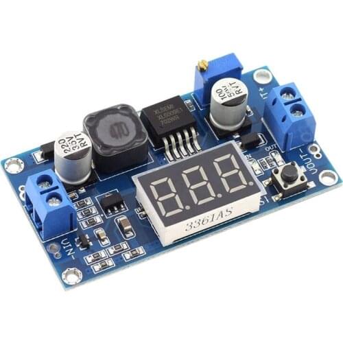 XL6009 Booster Module with Voltmeter DC-DC 3V-32V to 5V-35V 4A (Max) Adjustable Step-Up Boost Converter Module CNIM Hot