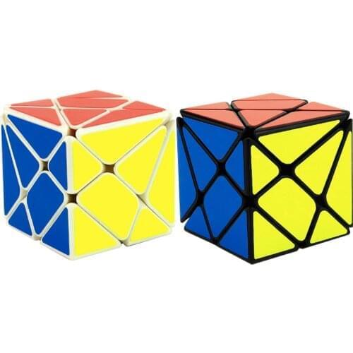 YJ YongJun Axis Magic Cube YJ BianHuanJinGang Puzzles Strange-Shaped In Black/White