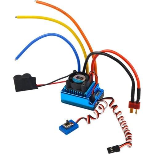 120A 2S-3S Feeling/Brushless Senseless ESC For 1/10 1/8 RC Car Part
