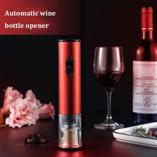 New Type Battery Rechargeable Automatic Red Wine Opener ABS Aluminium Alloy Stainless Steel Electric Corkscrew Wine Opener
