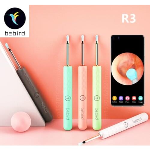 Bebird R3 R1 Ear Cleaner Minifit Health Care Wax Removal Tool Otoscope Digital 300W Camera IP67 Waterproof Visual Endoscope
