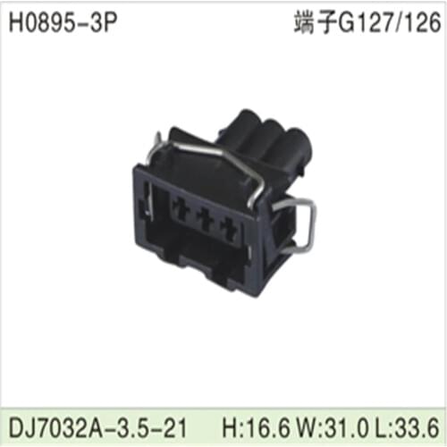 Free shipping 500pcs DJ7032-3.5-21 3.5mm 3Pin AMP Car Electrical Wire Connectors for VW,BMW,Audi,Toyota,NISSAN AND other