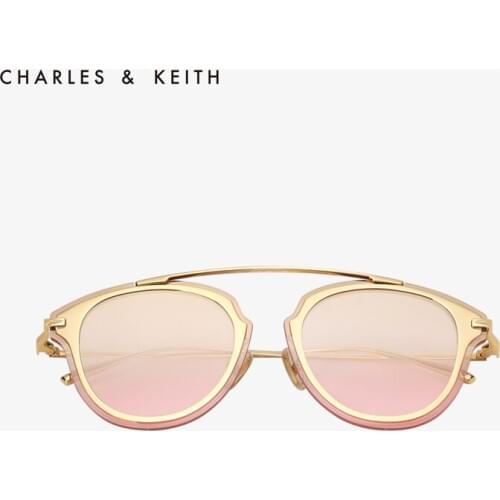 CHARLES&KEITH Женские Солцезазщитные очки CK3-21280307 Градиентная Линза Модные Солцезазщитные очки