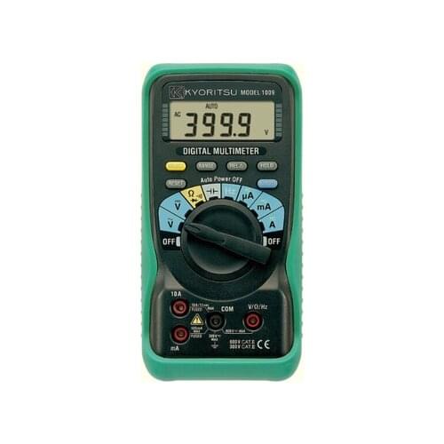 KYORITSU 1009 DIGITAL MULTIMETER TRUE RMS 600V AC/DC VOLTAGE MULTIMETER