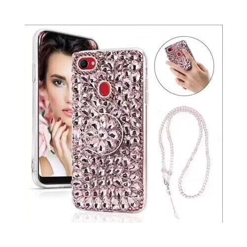 Girl Gift Special Mobile Phone Rhinestone Cases For iPhone 12 11Pro Max XS MAX Diamond Grip Holder Case For iPhone 7 8 X XS XR