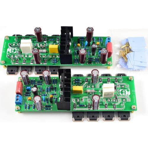 DIY L20.5 Audio Power Amplifier Board 1Pair 2 Channels 250W*2 Amplificador Board HIEND Ultra-low Distortion KEC KTB817 KT