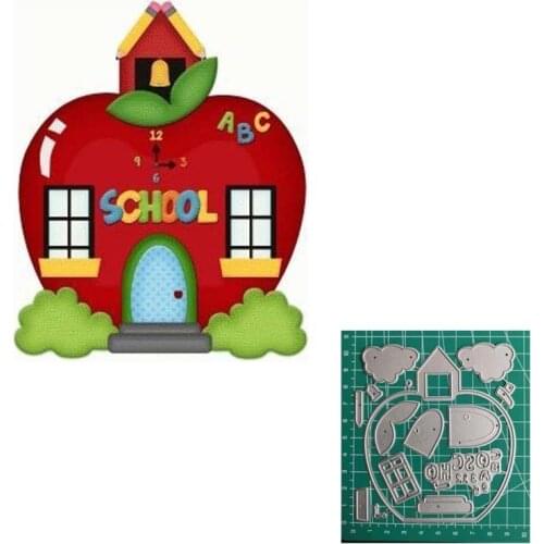 Metal School House Frame Dies For Card Making New For 2020 Student Cutting Dies