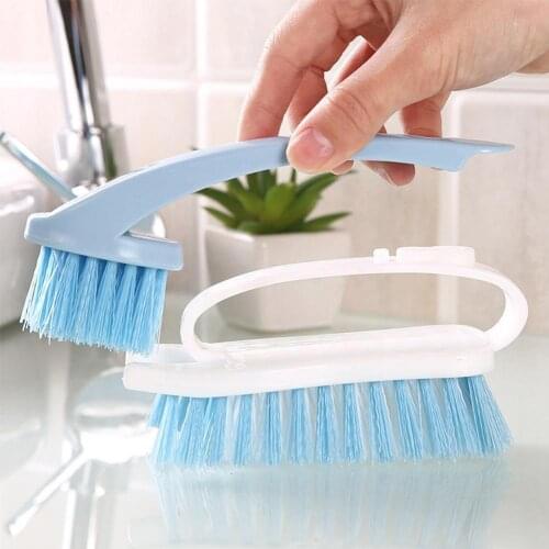 Multi-functional Laundry Tool Sneaker Shoes Cleaning Home Plastic Scrubbing Brushes 2 Cleaning Brush in Boot Shoes Cleaner K1C3