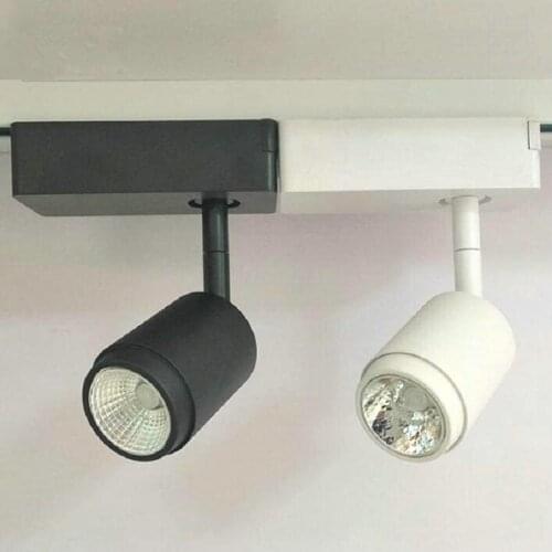 COB 10W 20W 30W LED Track light aluminum Ceiling Rail Track lighting Spot Rail Spotlights Replace Halogen Lamps