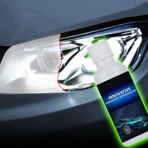 20ml Auto Car Headlight Cleaning Renewal Wash Kit Polish Car Repair Fluid Refurbishment Liquid Car Light Headlight Repair Care