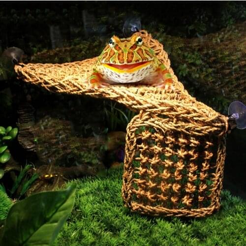 Reptile Terrarium For Lizard Lounger Hammock Small Hermit Crabs Geckos Bed Mats Pet Reptile Mat Hammock