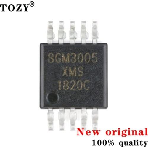 10pcs / lot new original Sgm3005xms / TR msop-10 low voltage SPDT Analog signal switch