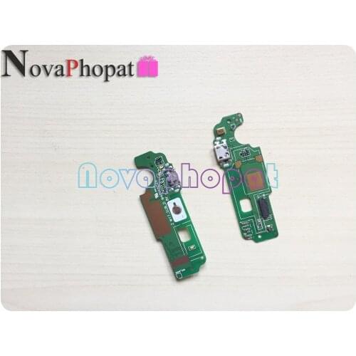 Novaphopat For Alcatel 5022D 5022 5020D 5020 USB Charging Dock Port Charger Connector Microphone Flex Cable Board 10pcs/lot