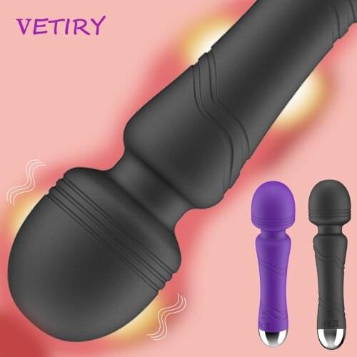 2020 Powerful AV Vibrator Magic Vagina Wand Clitoris Stimulator Vibrators Sex Toys for Women G Spot for Masturbator USB Dildo