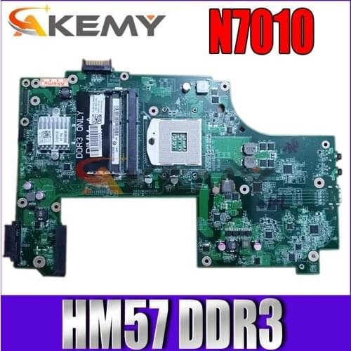 Akemy Laptop Motherboard For Dell inspiron N7010 MAIN BOARD HM57 UMA DDR3 0GKH2C CN-0GKH2C GKH2C DA0UM9MB6D0