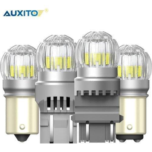 2x Canbus P21W LED 1156 T20 W21/5W 7443 P21/5W W21W Car Bulb For Ford Focus mk1 2001 Red White BAY15D PY21W Auto DRL Brake Light