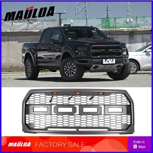 Car accessories modified front racing grills ABS grill raptor grille mask trims cover for F150 2015 2016 2017