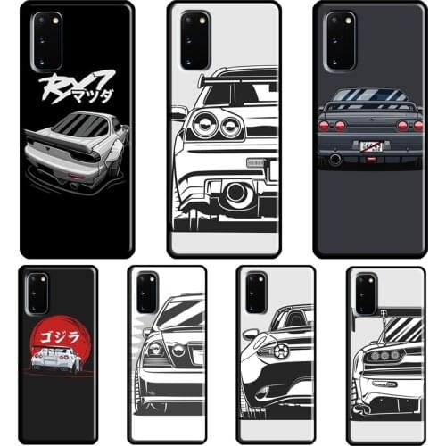 JDM Car Case For Samsung Galaxy S21 Ultra S20 FE Note 20 Ultra Note 9 10 S8 S9 S10 Plus S10e Cover