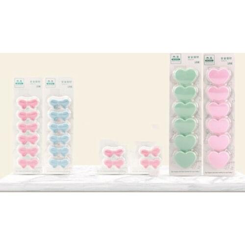 Safety Brooch Cute Cartoon Baby Care Diaper Bibs Pins Holder Baby Safety Bow Love Shape Pins Findings Safe Secure Clips