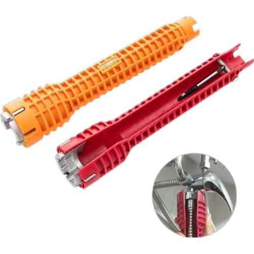 1pcs Flume wrench Multifunctional Water Pipe Repair Wrench Kitchen Bathroom Faucet Plumbing Sleeve installation Maintenance Tool