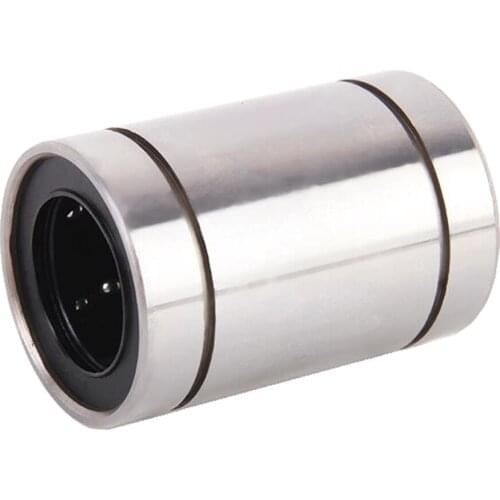 Electroplated Nickel Linear Bearing Anti-rust Lengthening, Standard LM6/8/10/12/13/16/20/25/30/35/40UU High Speed Motion Bearing