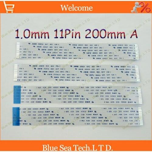 11Pin FFC FPC Flexible Flat Cable 1.0mm pitch 11 pin 200mm Isotropy A cable,AWM 20624,80C 60V VW-1