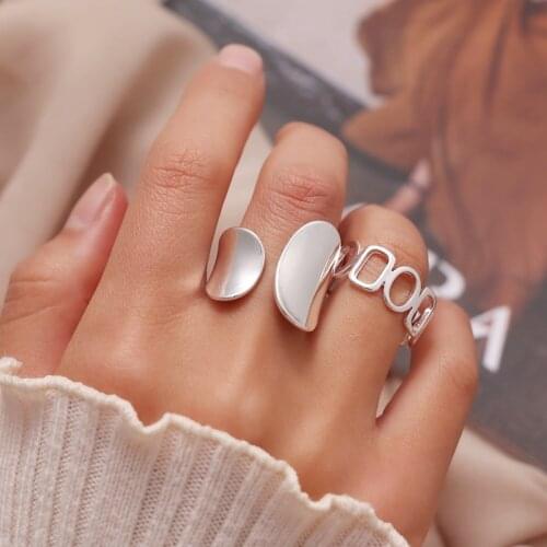 Ifkm Women's Silver Rings