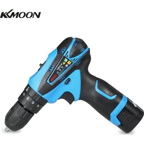 KKMOON 16.8V Lithium-Ion Two-speed Multi-functional Electric Cordless Drill Rechargeable Screwdriver with LED Light