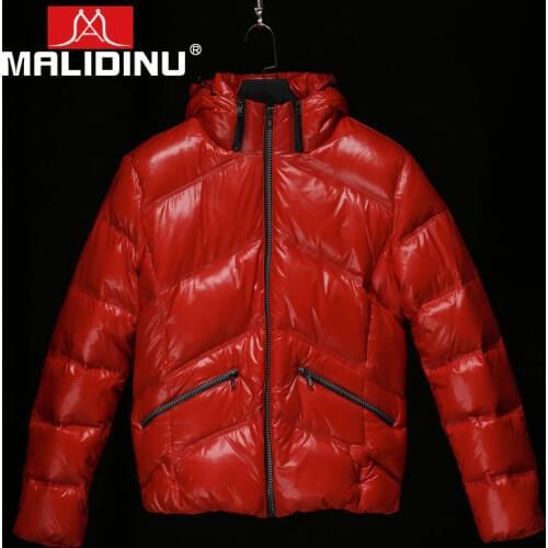 MALIDINU 2020 New Men Down Jacket Winter Thick Down Coat Brand 70%White Duck Down European Size Fashion Jacket For Men Style