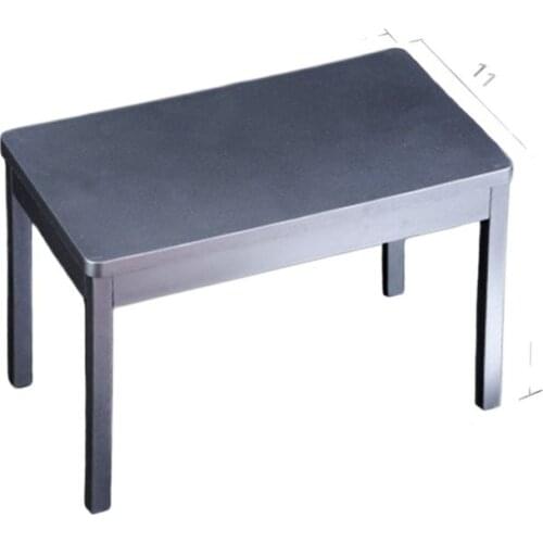 Miniature Doll House Furniture 1:6 Scale Table for 1/6 Action Figure,Plastic Folded Toy Desk Miniatura Mini Furnitures for Dolls