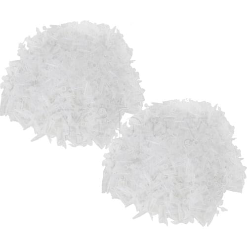 Miniature Plastic Centrifuge Tube with Caps 0.5ml White Pack of 2000