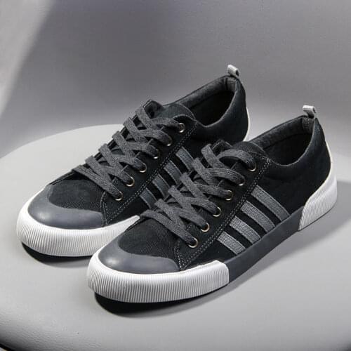 Fashion Breathable Canvas Shoes Male Students All-match Sports Men Casual Shoes Hong Kong Style
