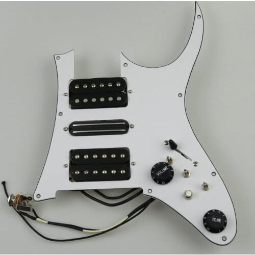 Electric Guitar Pickups HSH Humbucker Pickups Prewired Pickguard Guitar Pickup Multifunctional customization Suitable for IBANEZ